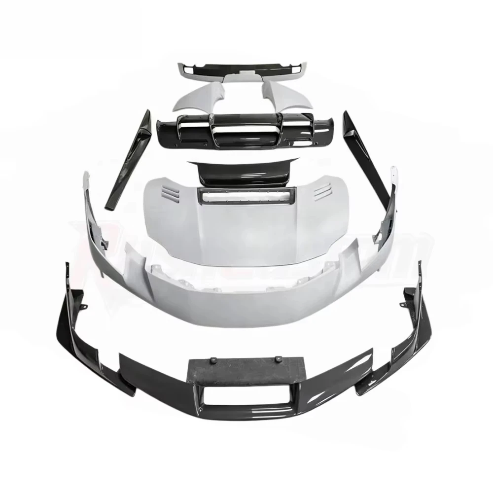 For296 Upgrade Speciale Track Edition Carbon Fiber Body Kit Front Bumper Side Skirts Rear Diffuser Spoiler OEM Fitment