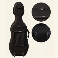 Factory Outlet Support Customized Hard Foam Advanced Oxford Exterior 4/4-1/10 Cello Case 4/4