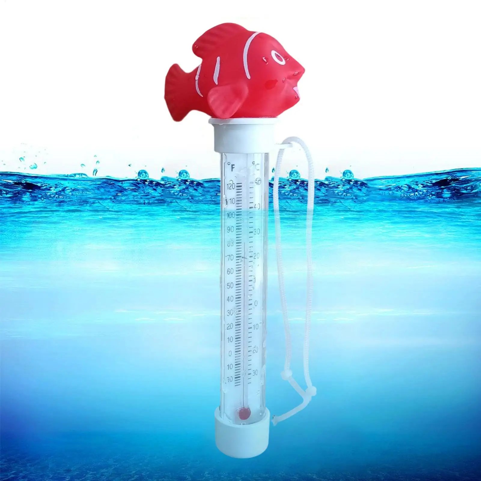 

Pool Temperature Meter Temperature Gauge Meter Precise Cartoon Tester Gauge For Shower Children Indoor Home Lake Family Outdoor