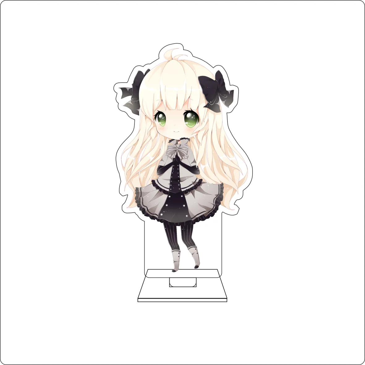 10CM Anime Re:ZERO - Starting Life in Another World Cosplay Cute Acrylic Figure Stand Plate Emilia Rem Ram Ornaments Gifts view 2