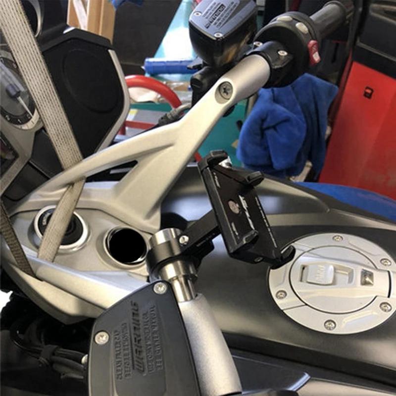 ل BMW R1200RT LC R1250RT R 1250 1200 RT K1600GT K B قوس تمديد قضيب دعم الهاتف المحمول الملاحة قوس الملحقات #2