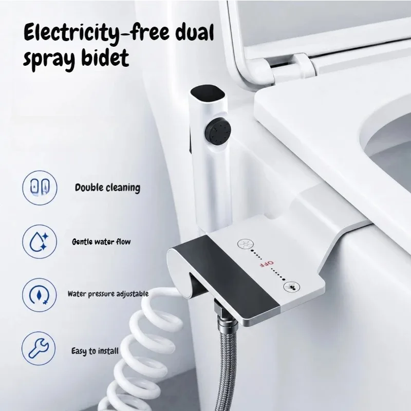 Ultra Thin Bidets Portable Toilets and Bidet Multifunctional Shower Head Easy Installation Bathroom Accessories Home Household