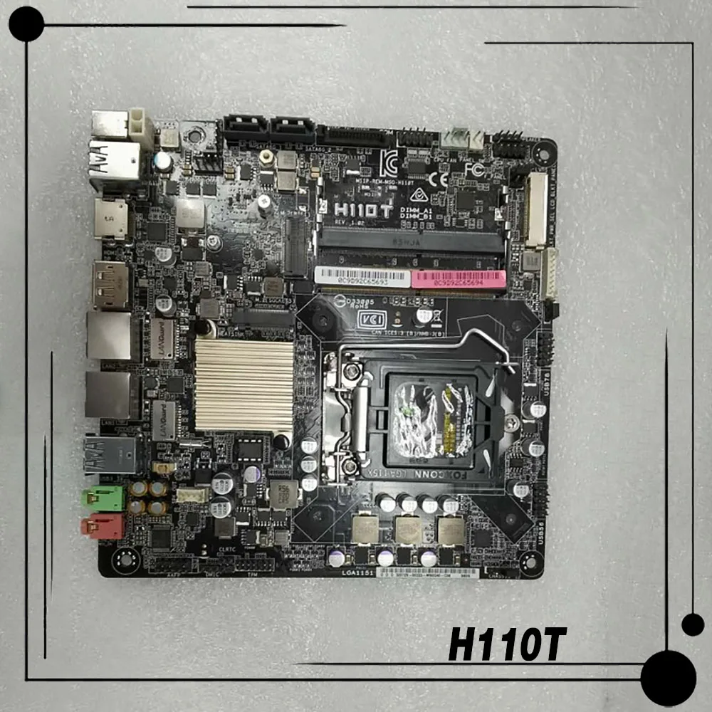 

H110T For Asus Dual Network Itx Motherboard All-In-One Industrial Control Board Htpc Built-In Lvd