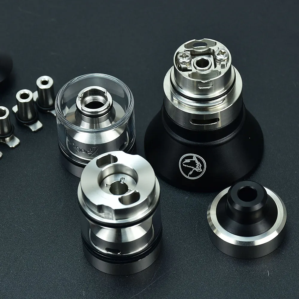 ترايبود 2 هيئة الطرق والمواصلات إعادة البناء خزان 2.0 مللي 22 مللي متر لفائف واحدة هيئة الطرق والمواصلات 316SS البخاخة MTL /DL دبابيس الهواء 0.8/1.0/1.2/1.5/1.8. 5/2/2.5/4 مللي متر