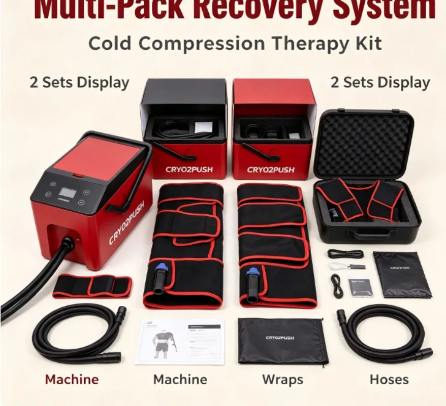 Ice Circulation Cold Compression Therapy Machine Cryotherapy Physical Recovery Equipment for Post‑Exercise Swelling Reduction