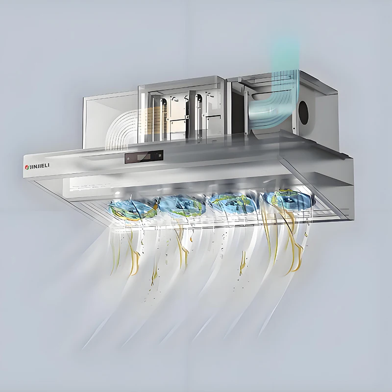Customized Kitchen Exhaust Hood with Built in Electrostatic air Purifier ESP for Commercial Restaurants
