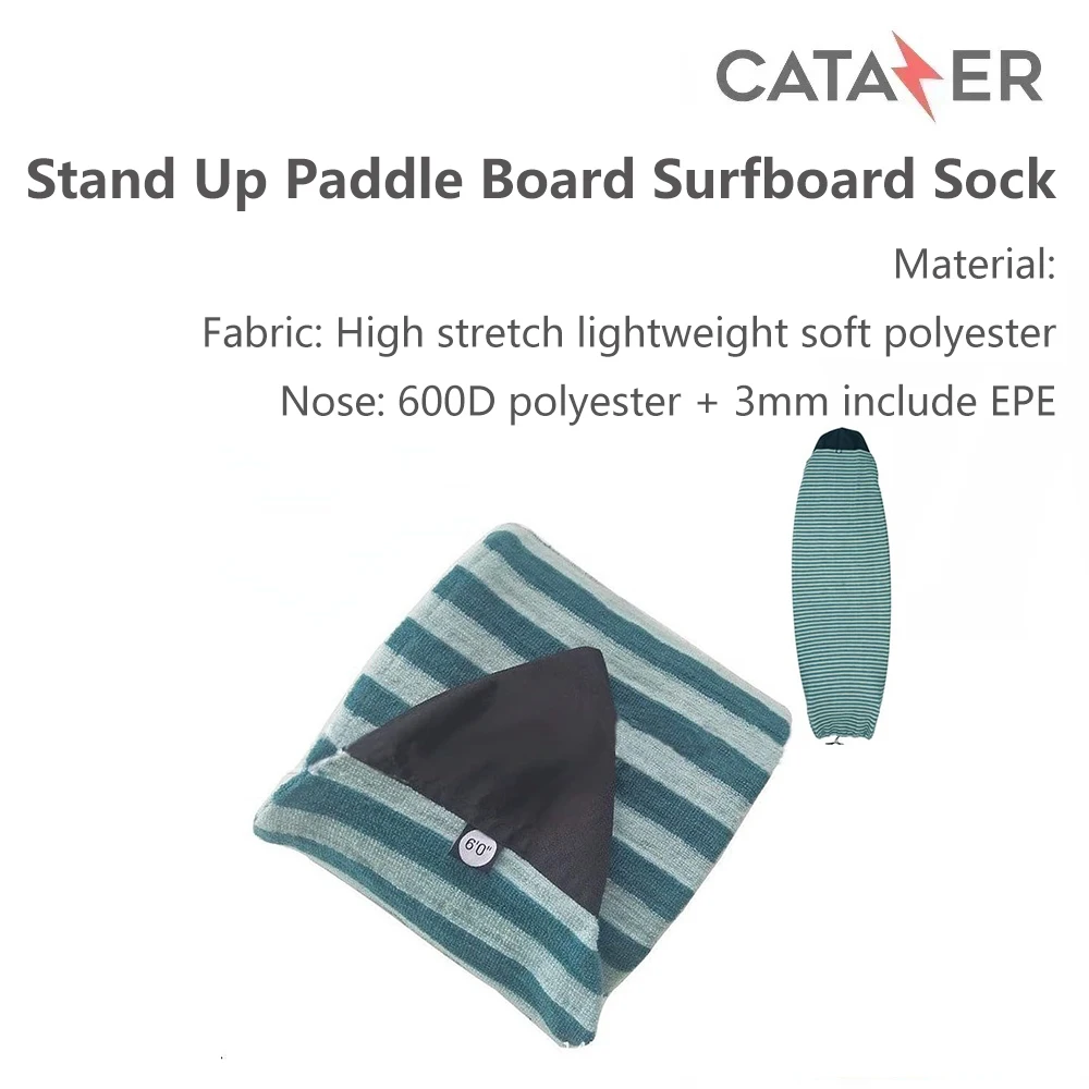 CATAZER Stand Up Paddle Board Surfboard Sock Protective Storage Cover Travel Bag Surfing Accessories