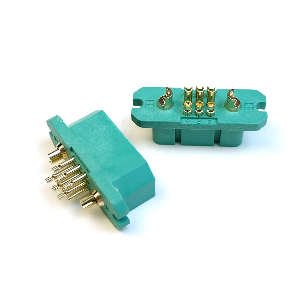 1/2 Pairs MPX 2+9 Connector JX9 Multi Wire Servo Extension Male Female Plug Signal for RC Fixed-wing Airplane Turbine Jet