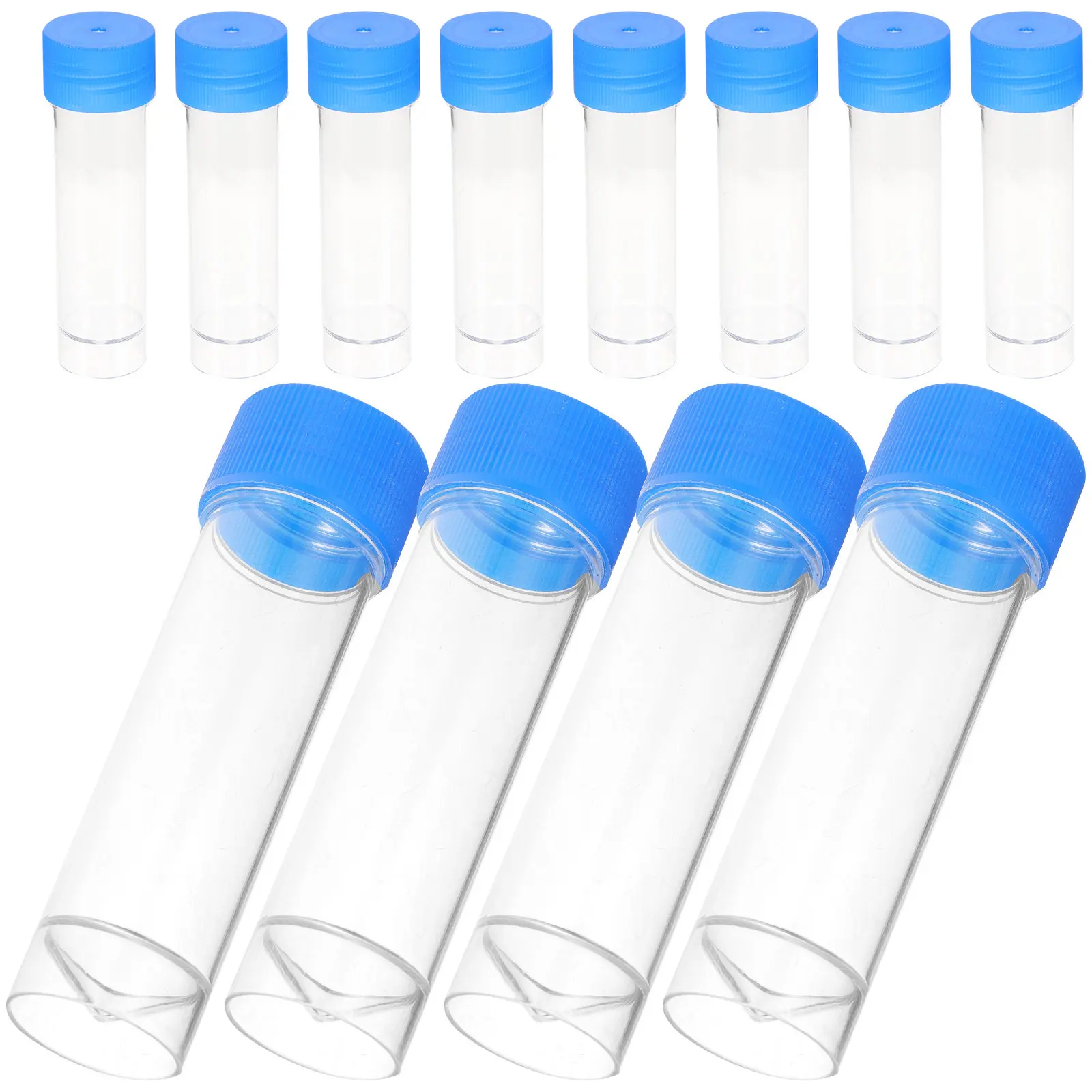 

20Pcs Clear Leakproof Urine Specimen Cups with Lids Disposable Plastic Sample Containers for Urine Fecal Testing Collection