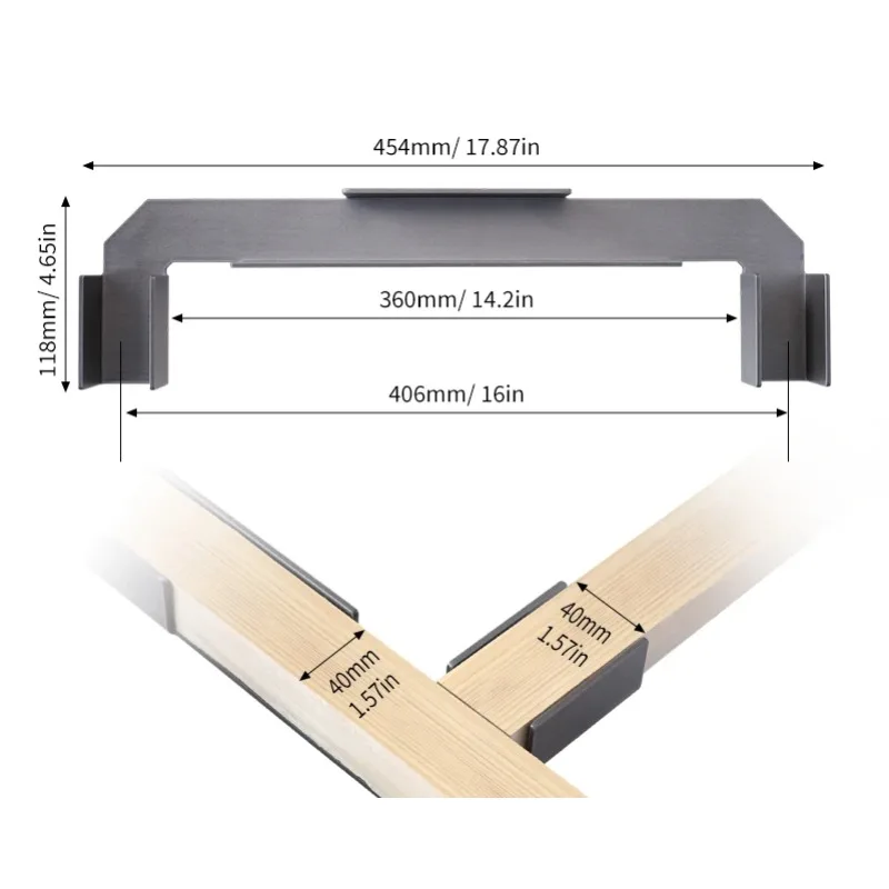 

Framing Tool Iron Stud Framing Jig Quick Fixed Tools Multi Functional Precision Fixed Fixture 16 Inch Spacing To Make Frame Wall