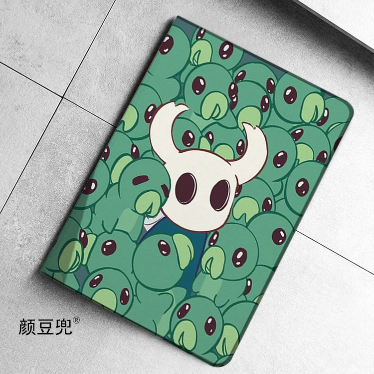 

Hollow Knight Anime Game For Samsung Galaxy Tab A7 Lite 8.7 2021 Case S9 Plus Tri-fold stand Cover Galaxy Tab S6 Lite S8 S7 Plus