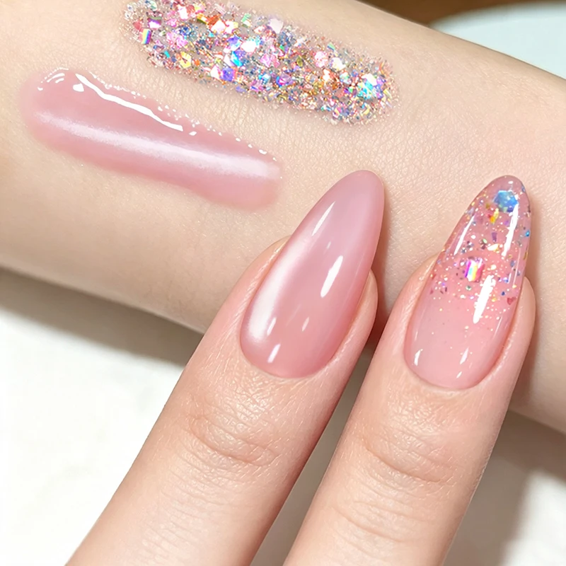 BORN PRETTY 1/2 Stück 5ml Starburst Nagel-Gel-Lack Glitzer-Pailletten Vernis Semi-Permanent Abziehbarer LED UV Gel-Lack Nagelbedarf – Detail 6