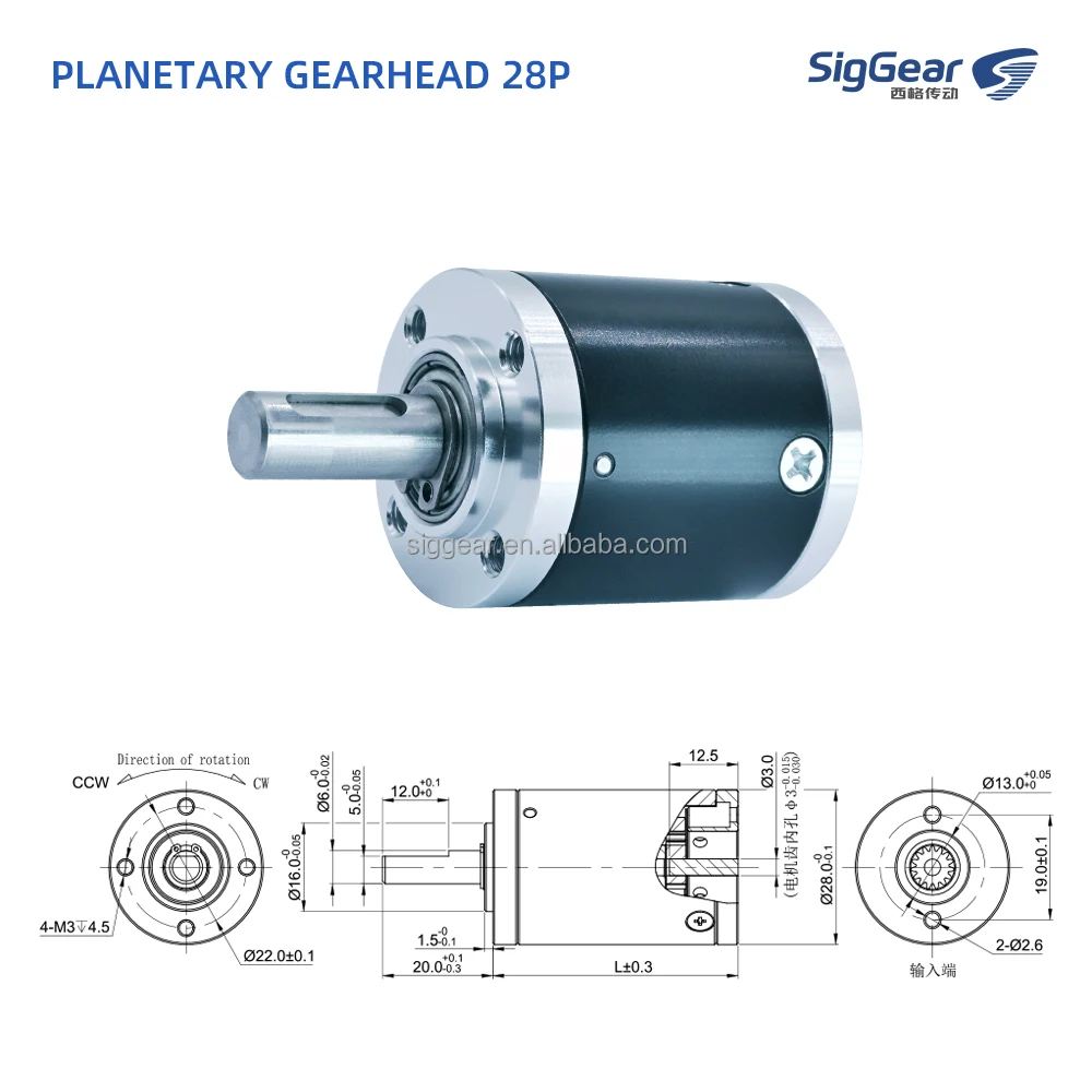 28mm Planetary Gearbox Brushless DC Motor12V 24V High Torque Mini Gear Motor for Robotics Automation OEM ODM Custom Drive System view 5