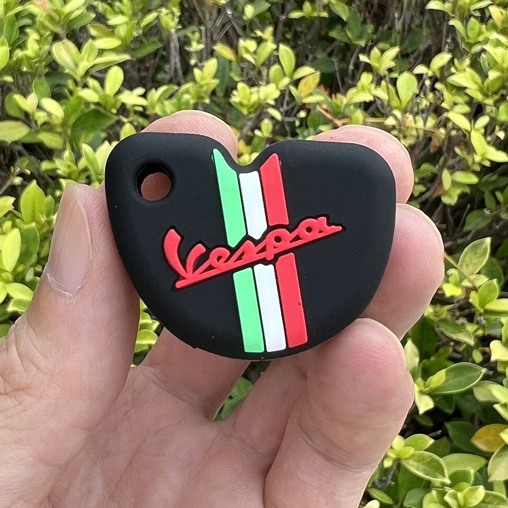 Silicone Key Case Cover For Vespa Enrico Piaggio GTS300 LX150 Fly 125 3vte Gts 200 Motorcycle Keys Holder Shell Fob Accessories