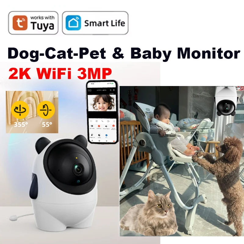 home-baby-monitor-tuya-3mp-indoor-dog-cat-pet-ip-cameras-intelligent-with-laser-teasing-infrared-night-vision-electronic-nanny