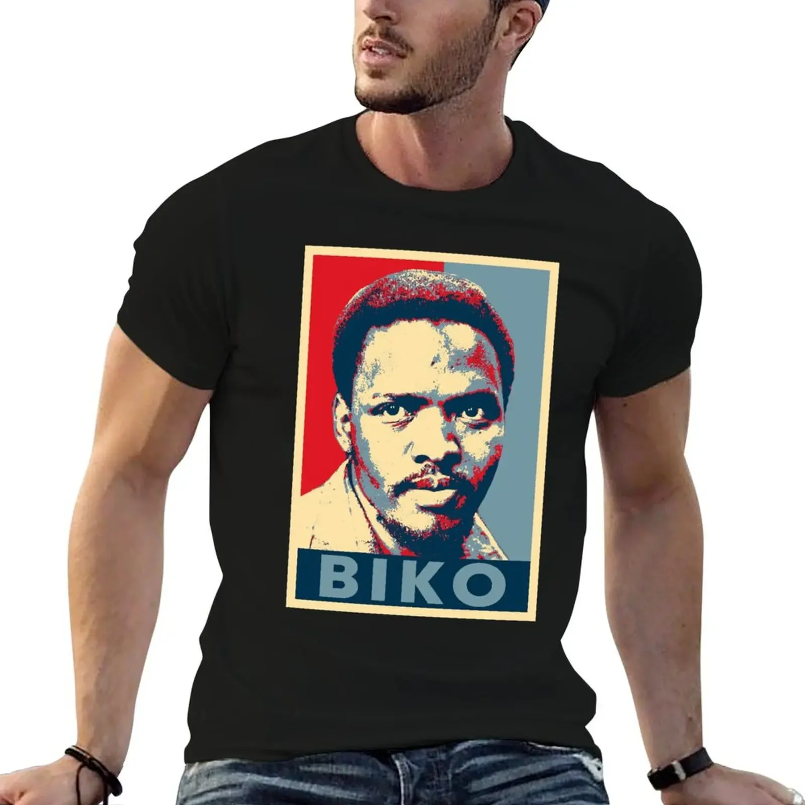 Funny Men Activism Steve Biko Gifts Movie Fan T-Shirt shirts graphic plus size clothes mens t shirt graphic