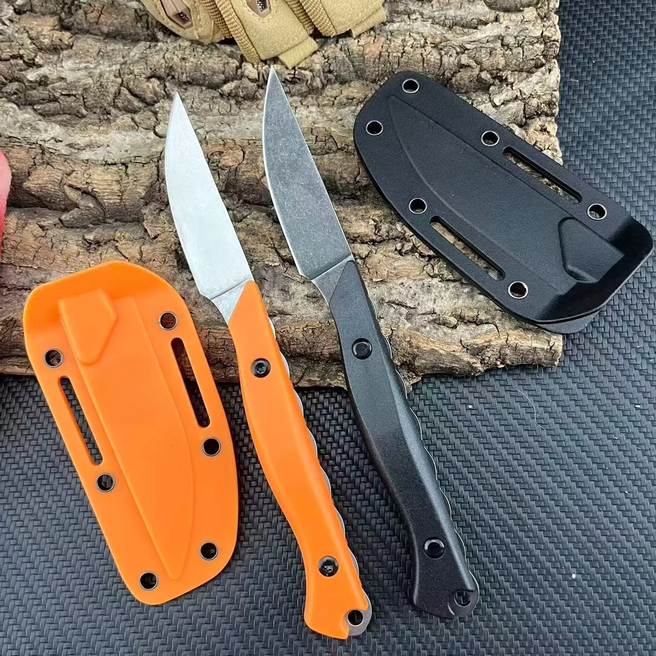 

Многофункциональный нож для рыбалки и кемпинга, высокопрочный EDC-нож для активного отдыха и охоты, с фиксированным клинком из стали CPM-154, портативный, с чехлом