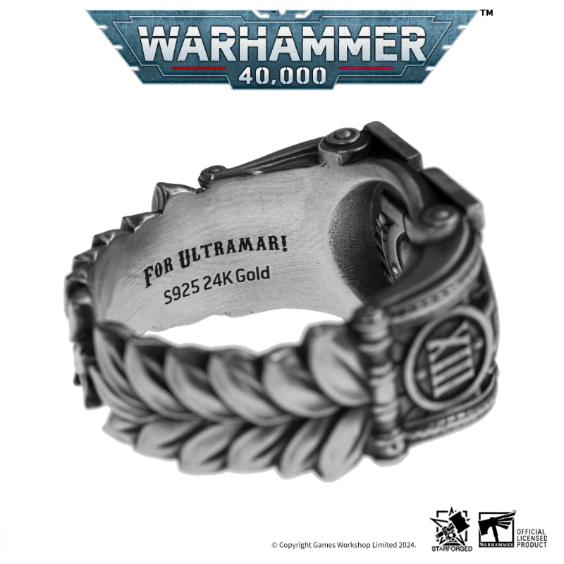 StarForged Star Forged Warhammer 40K Peripheral U Group Ultraama Honor Emblem Ring Game Peripheral Products