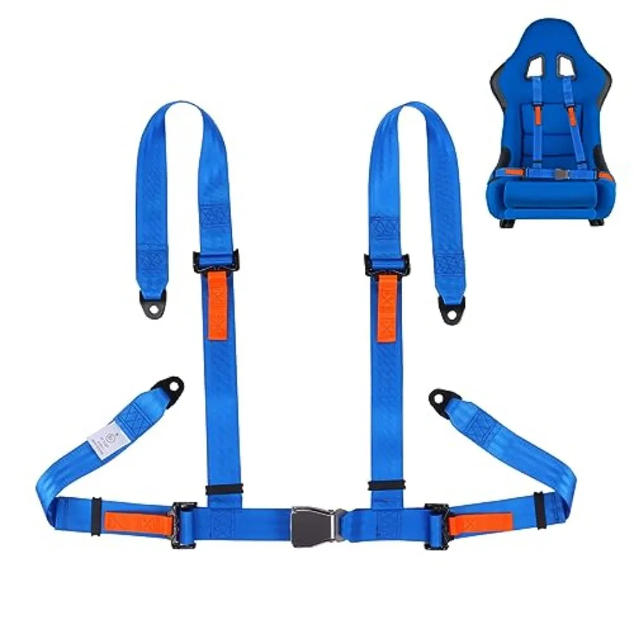 

Универсальный 4-точечный ремень безопасности (1 шт.), 2 дюйма, подходит для картинга, UTV, ATV, гонок