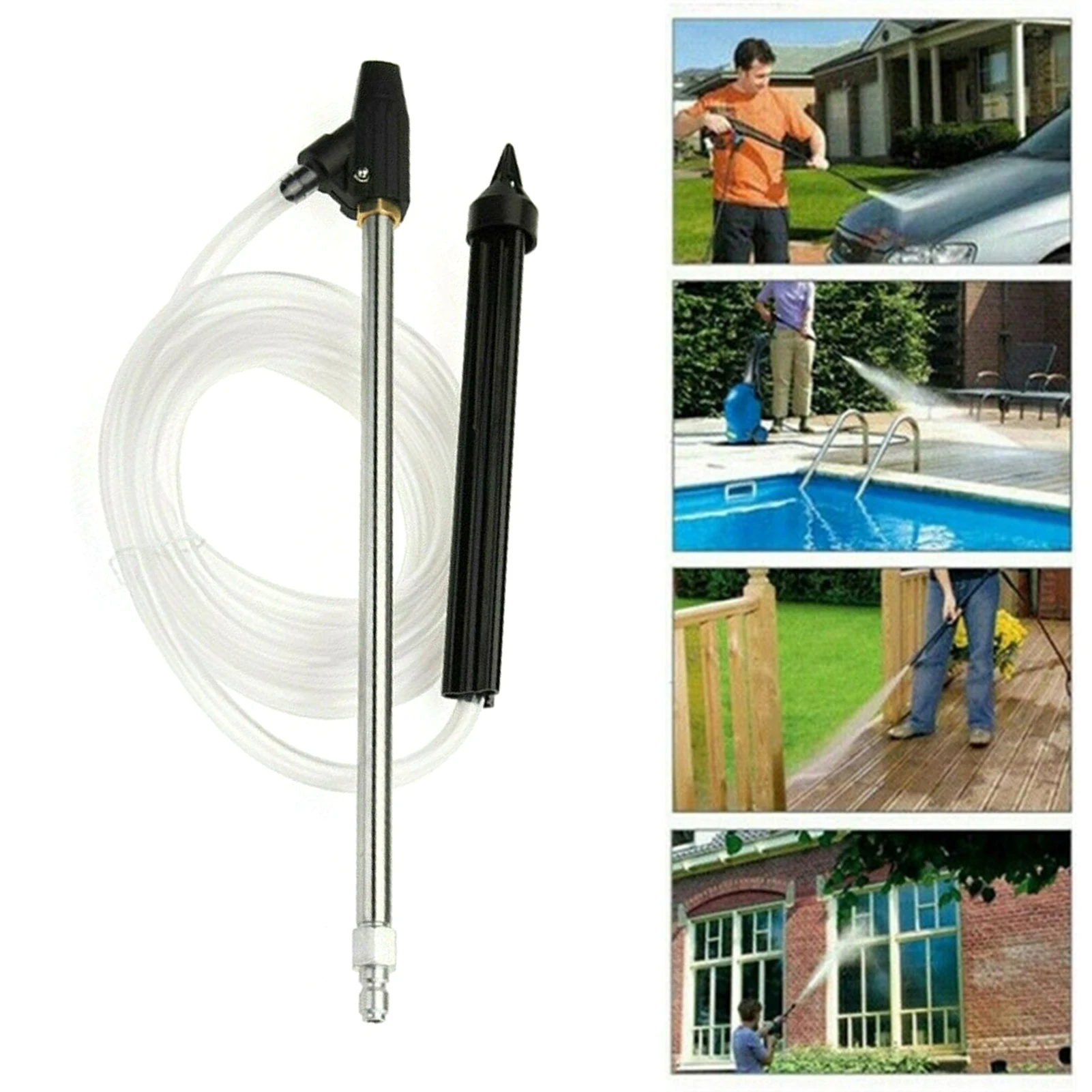 

High Pressure Washer Sandblasting Kit Wet Sandblasting Machine Nozzle Sprayer High Pressure Washer Sandblasting Kit