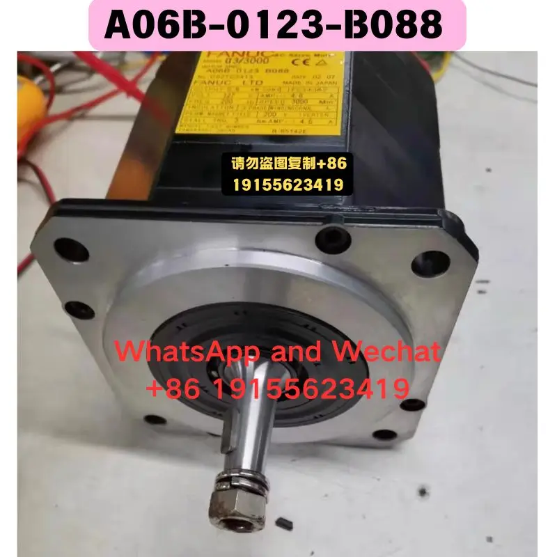 Used OEM disassembled parts A06B-0123-B088 electrical machinery Functional test OK Quick delivery