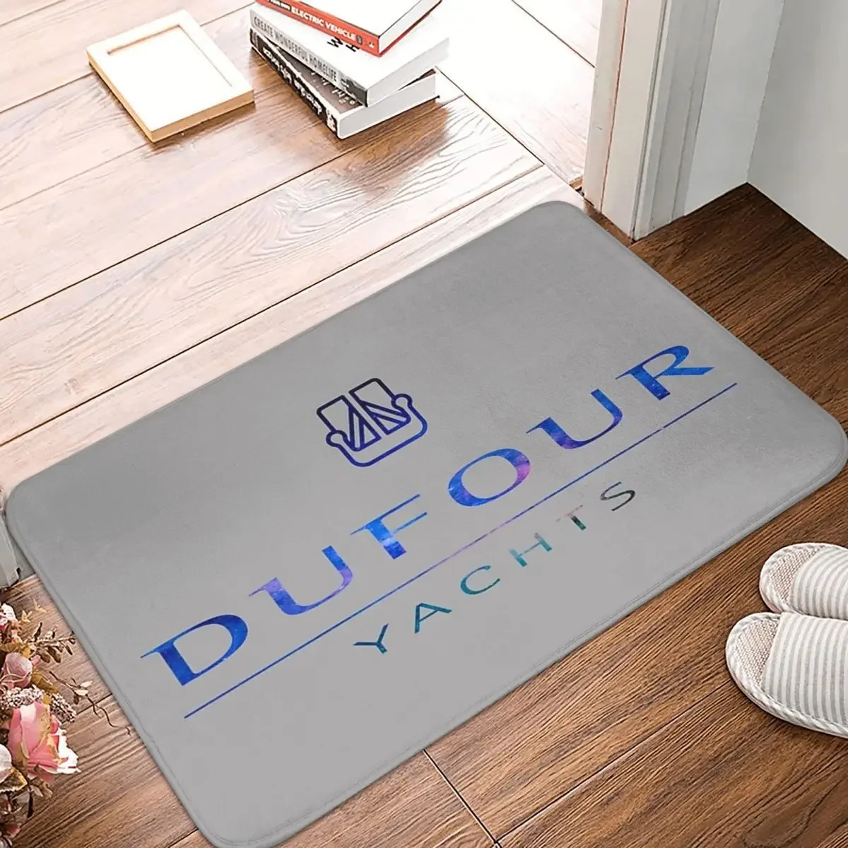 Dufour Yacht Doormat Polyester Floor Mat Sand Scraping Carpet Kitchen Entrance Home Rugs Mats Living room Non-slip Footpad