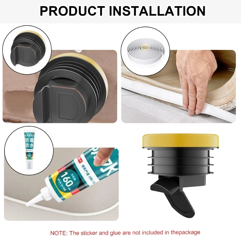 Upgrades Toilet Flange Sealing Gaskets easy installs Toilet Base Seal for Home