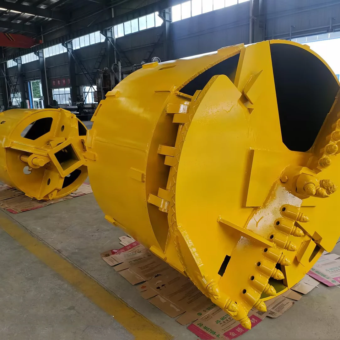 

rock bucket for rotary drill with cutter factory quality piling bit for highway project