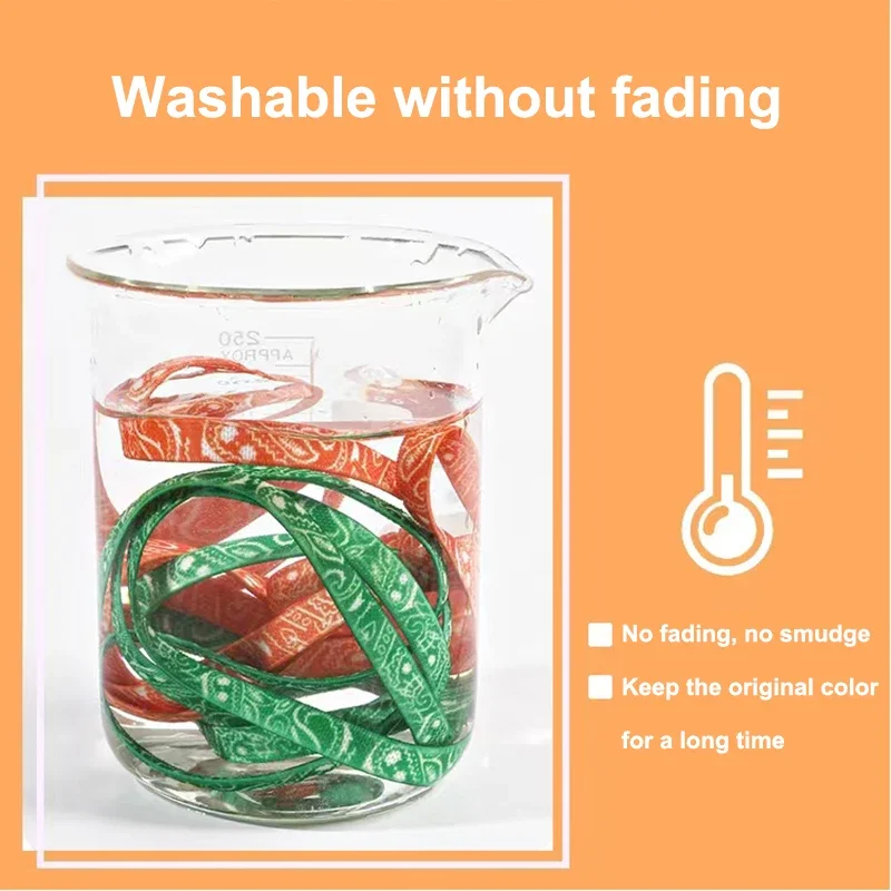 Cashew Flower Shoelaces Without Ties Flat Elastic Laces Sneaker End Metal Buckle for Men Women's Sports Shoes No Ties Shoelaces