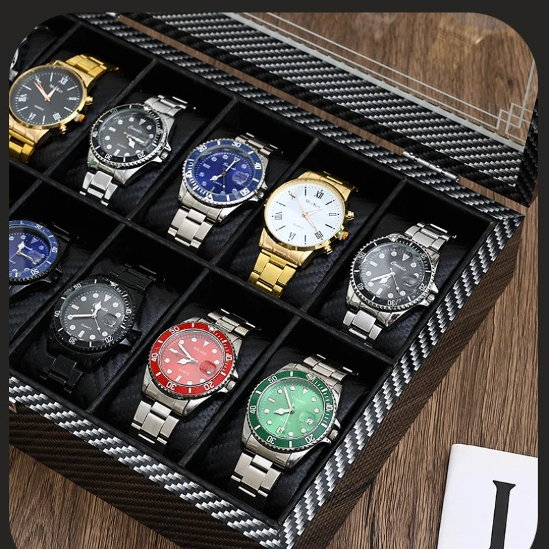 New High-End Luxury Storage Box Multiple Wristwatches Mechanical Watches Collection Display Simple Sophisticated Watch Case Gift