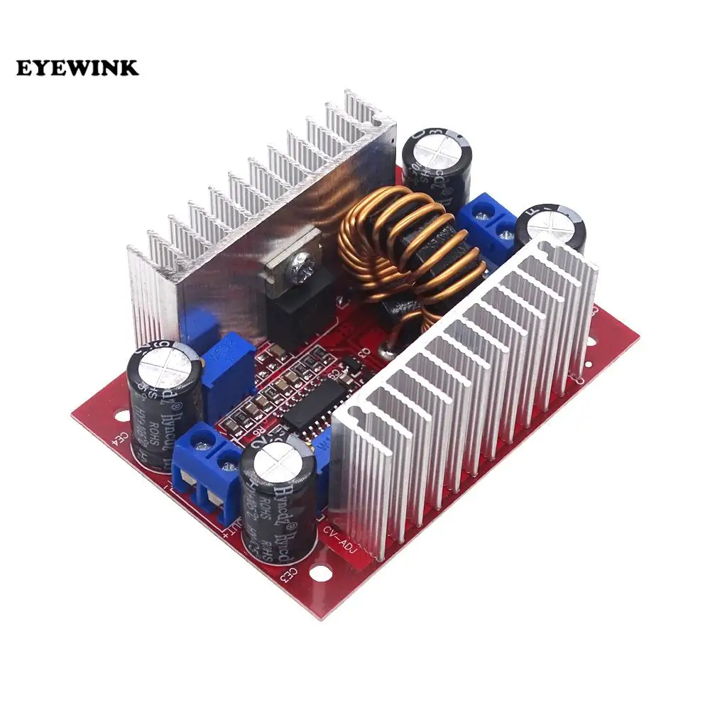 10pcs 400W 15A DC-DC Power Converter Boost Module Step-up Constant Power Supply Module 8.5V-50V to 10V-60V LED Boost Module