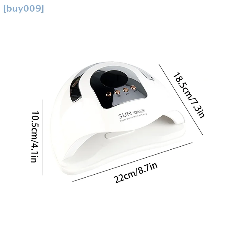 【ซื้อ 009】โคมไฟเล็บ LED UV 380W, เครื่องเป่าเล็บมืออาชีพเจลขัดเงาพร้อมลูกปัด 81 ลูก, ไฟเล็บ UV พร้อมการตั้งค่าตัวจับเวลา 4 ตัว