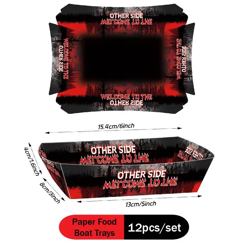 Stranger Things Tischdecke, Tasse, Serviette, Happy Birthday Banner, Ballon, Stranger Things Partydekoration, Einweg-Tischgeschirr-Set – Detail 19