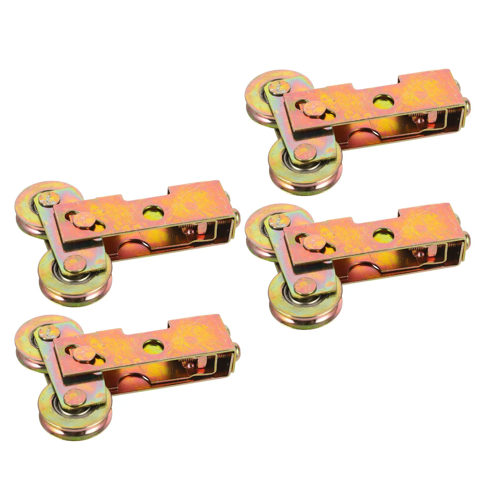 

4Pcs Sliding Patio Door Rollers Heavy Duty Tandem Replacement Kit Universal Sliding Track Pulley Smooth Silent Operation Glass