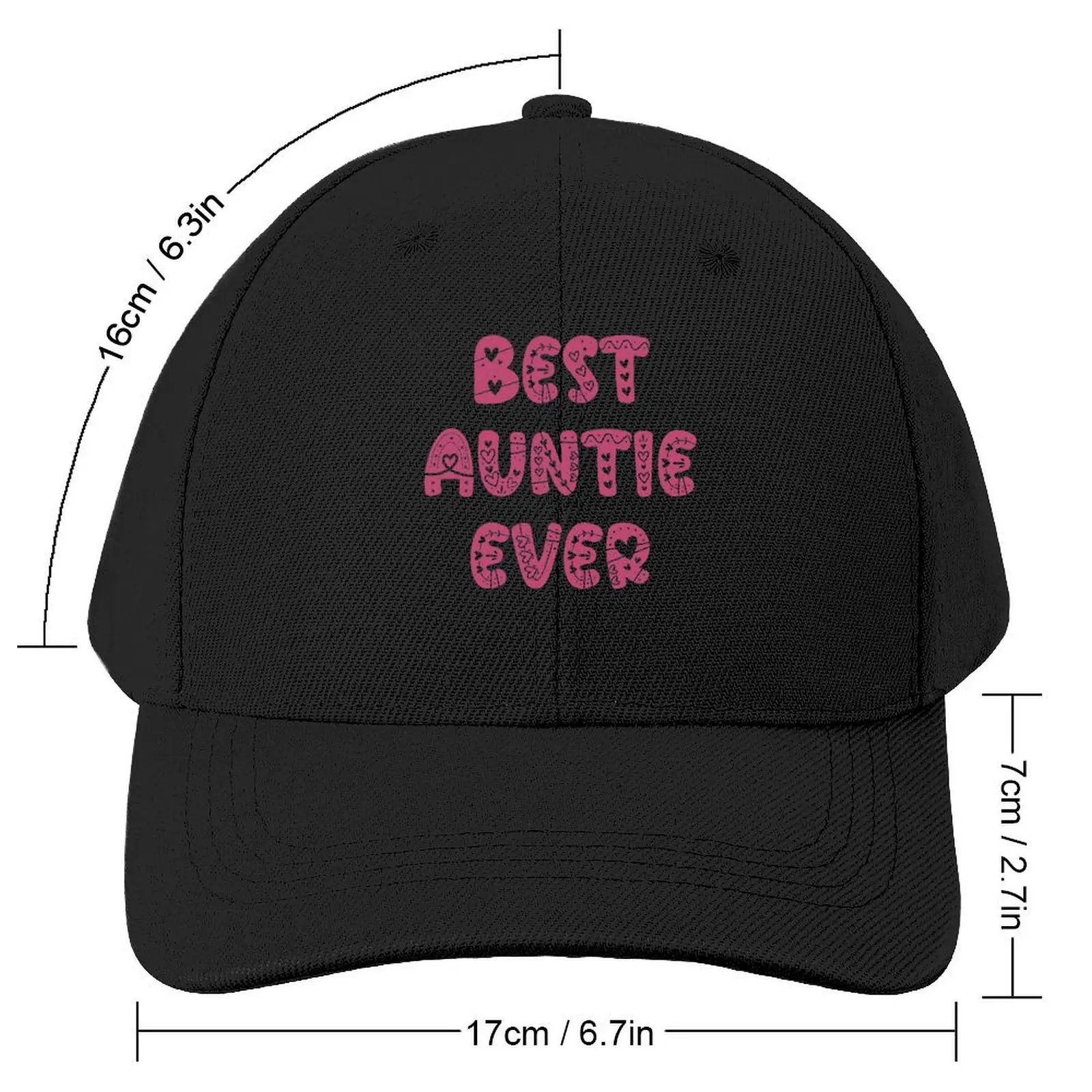 The Best Auntie Ever, Gifts for Women, Funny I Love My Aunt Gift Baseball Cap Hip Hop Beach Bag Hats For Men Women's