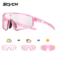 SCVCN Photochromic Cycling Sunglasses Men Women Glasses Bicycle Sports Running Glasses MTB UV400 Road Running Hiking Goggles