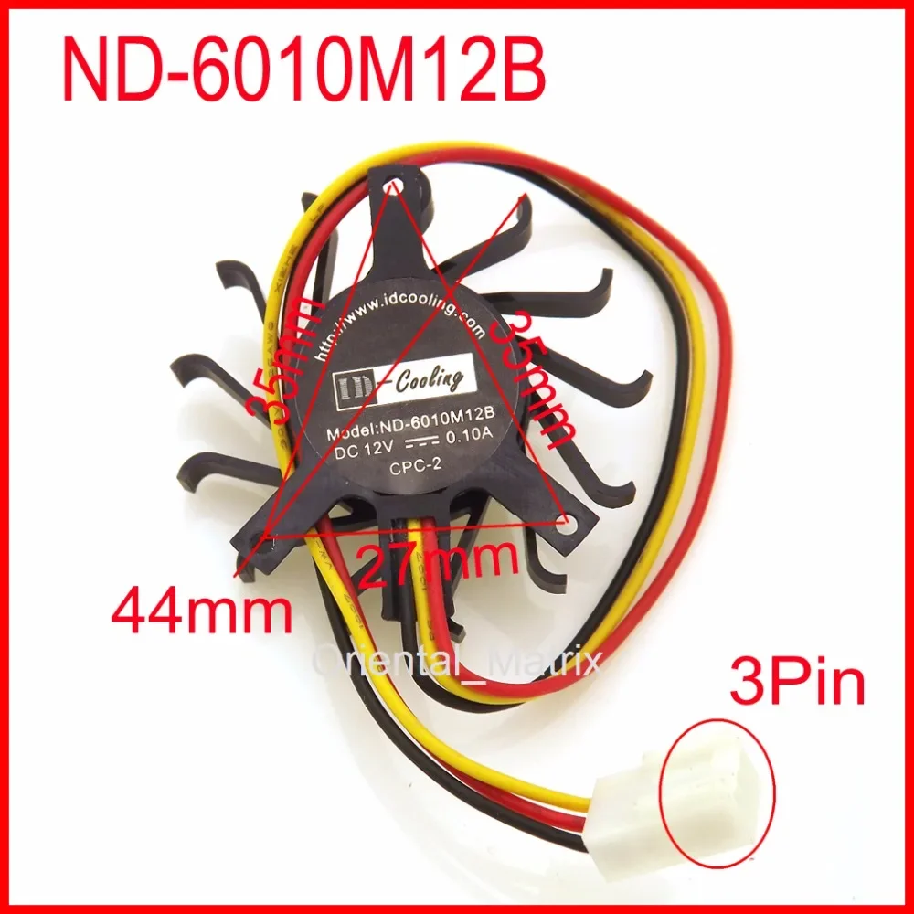 Free Shipping ND-6010M12B CD-6010M12B 12V 0.10A 45mm 35*35*27mm POSITX Cooler Cooling Fan