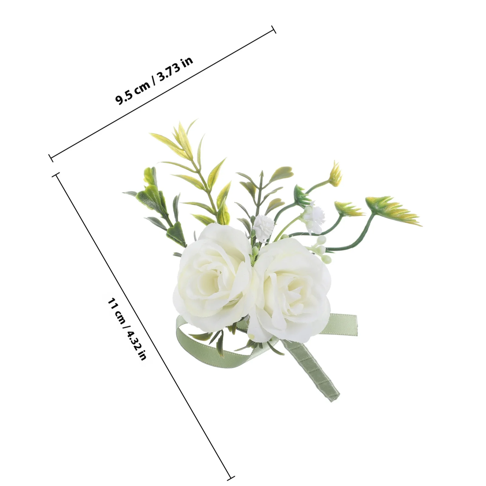 مجموعة الصدار الزفاف محاكاة زهرة العروة للعريس العروس وصيفه الشرف الأب الجد ديكور الأزهار الاصطناعية