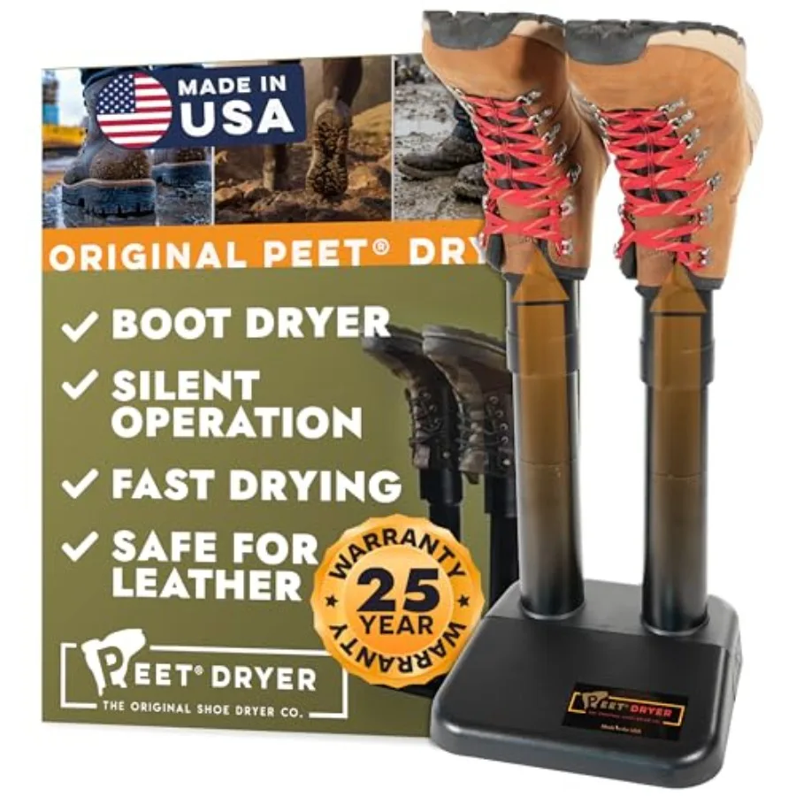 

Original Dryer, Electric Shoe Dryer, Work Boots, Outdoor Gear, Athletic Gear, Silent, Energy-Efficient, Made in USA
