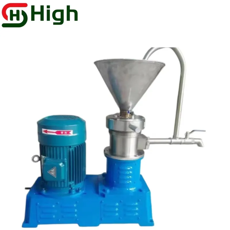 2026 Commercial High Shear Colloid Grinding Machine with Cooling Jacket for Fruit Jam Peanut Butter Sauce  Mud Processor