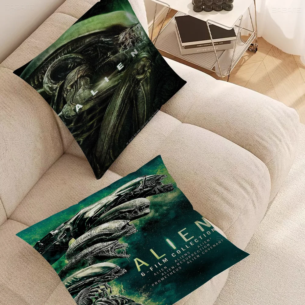 

Alien Classic Horror Sci-Fi Movie Pillow Gift Home Office Decoration Pillow Bedroom Sofa Car Cushion CoverPillow Case