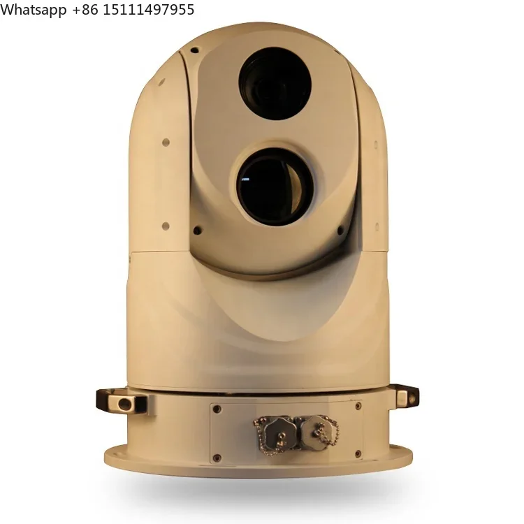 6.1-561mm 92x IP67 Starlight Optical Zoom Gyro Stabilisation Dual Sensor Marine PTZ  and Infrared Thermal Imaging
