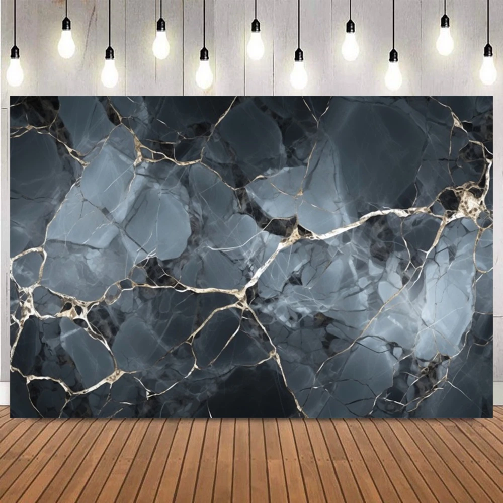Elegant Marble Pattern Photo Backdrop Multi Color Gold Photography Background For Portrait Party Living Room Bathroom Decor Prop