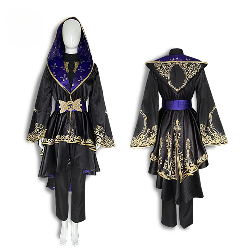 Anime Twisted Wonderland Cosplay Costumes Riddle Black Fancy Dress Carnival Party Costume Men Vestido Role Play Clothing Suit