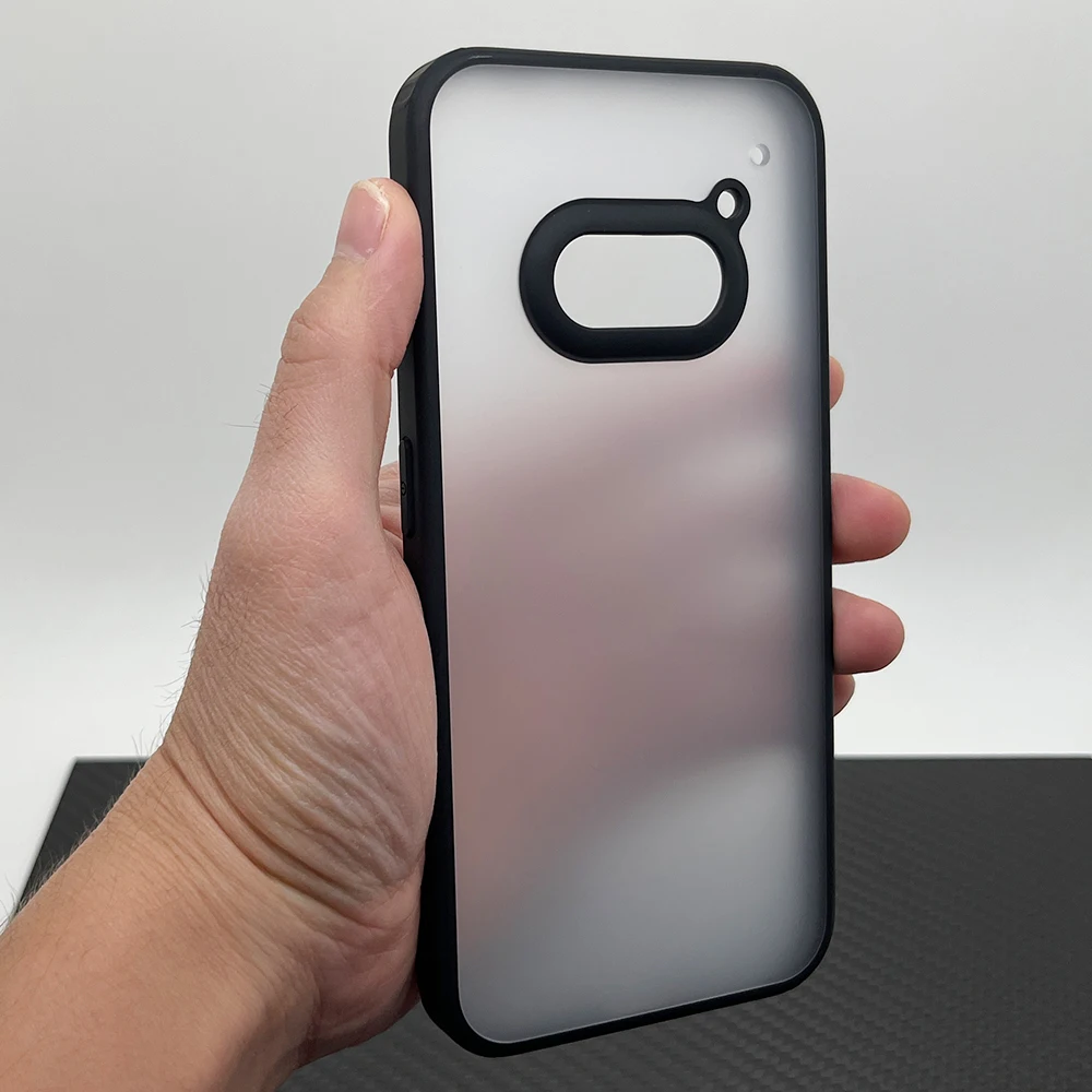 Skin For Nothing Phone 1 Case 2 One 2a Plus Shockproof Cover Shell Touch Friendly Slim Frosted Translucent PC Back Rubber Bumper