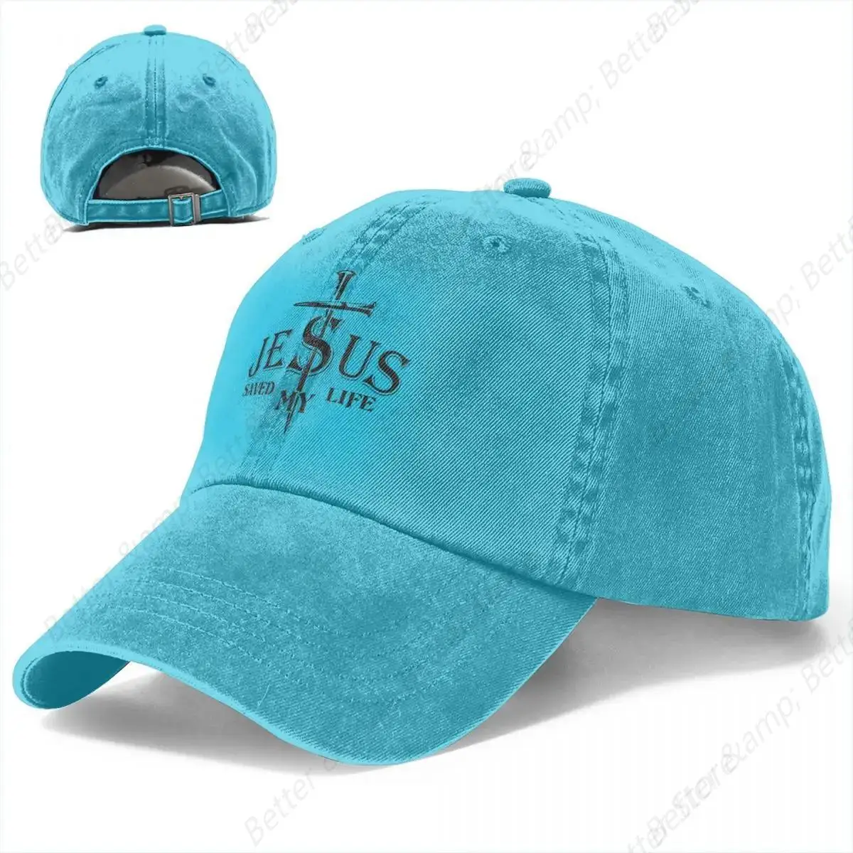 Vintage Water Wassen Jezus Redde Mijn Leven Baseball Caps Homme Hoed Snapback Christelijke Casquette