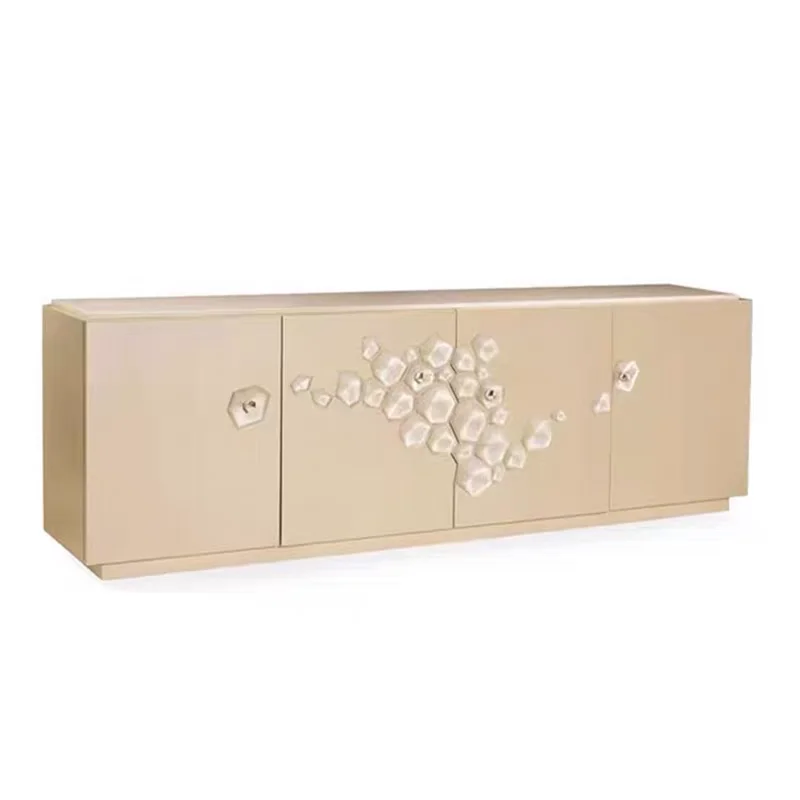 

Современный простой телевизор из массива дерева для продвижения аудитории, телевизор для гостиной, бытовой светильник, роскошь