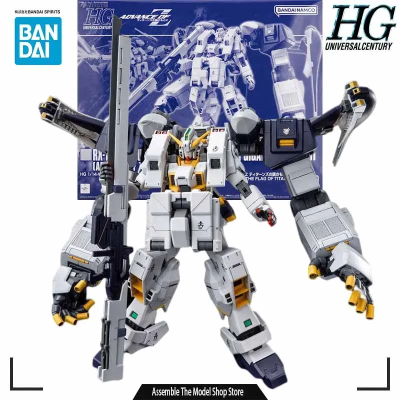 Bandai-figura de acción de HG TR-1 para niños, juguete de montaje Original, HAZEL OWSLA, gigante, Unidad de brazo, 1/144