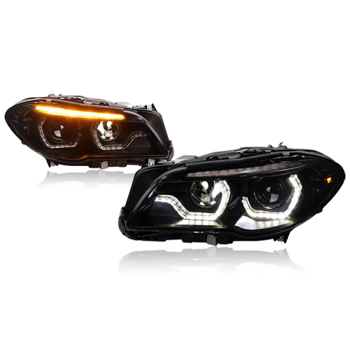 

5 Series F10 Headlight F18 2011-2013 Light Emitting Diode Projector Headlight Turning Signal DRL Typical lights