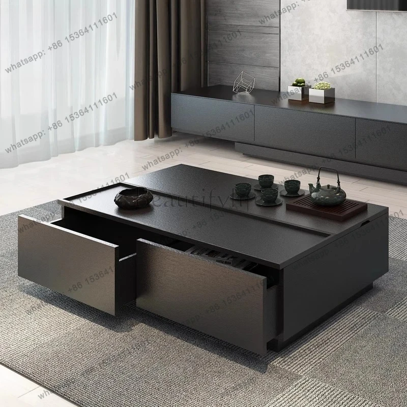 coffee table simple modern liftable apartment living room home creative fully equipped coffee table
